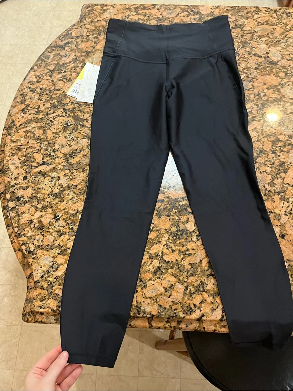 All in motion workout/gym black leggings,High rise.Medium - Picture 2 of 4